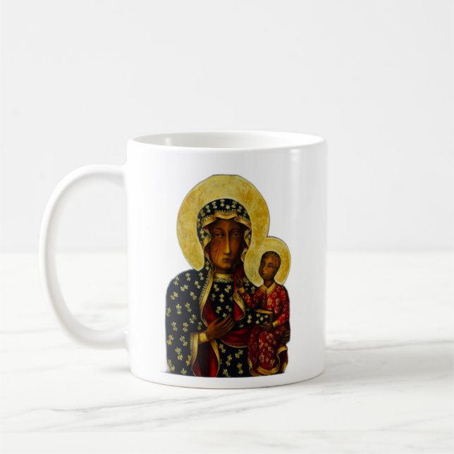 Caneca De Café A Madona Negra de Czestochowa (Esquerda)