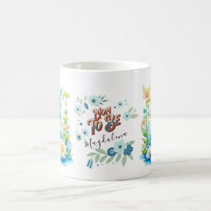 Caneca De Café A Mãe Do Dragão Verde Turquesa Azul