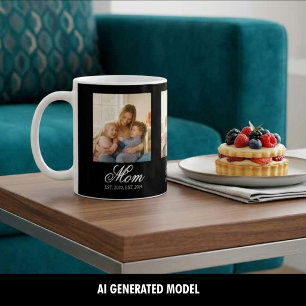Caneca De Café A Mãe Estabeleceu Três Memórias Queridas de Foto