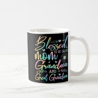 Caneca De Café A Mãe Vovó E Excelente Flor Vovó