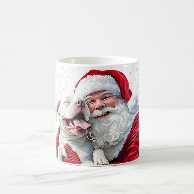 Caneca De Café A Mágica de Natal é uma Cauda e Papais noeis (Centro)