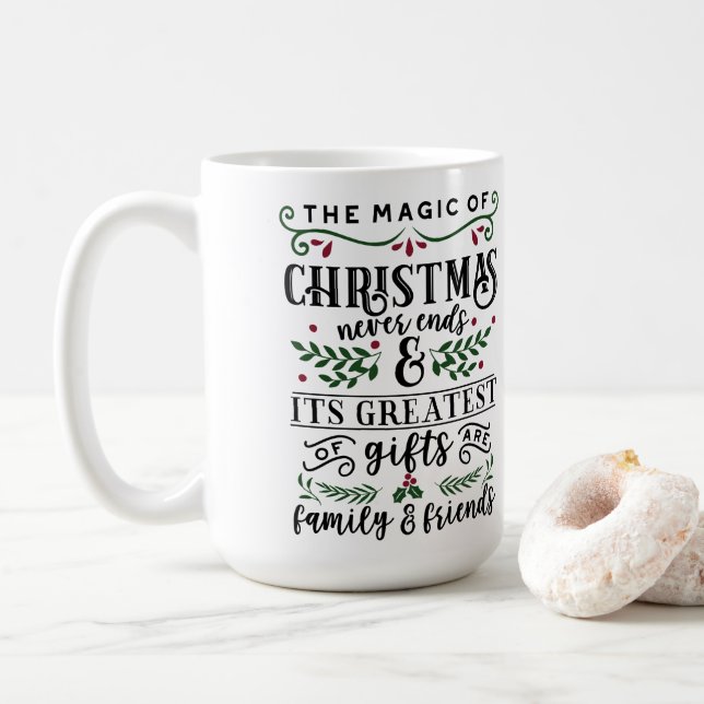 Caneca De Café A Mágica do Natal... (Com Donut)