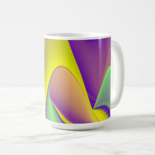 Caneca De Café A Mágica do Verão, Abstrato 3D Art
