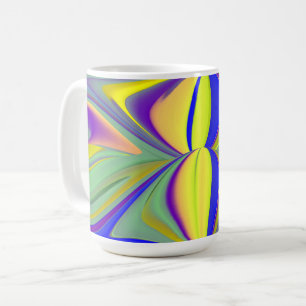 Caneca De Café A Mágica do Verão, Abstrato 3D Art