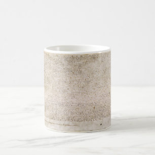 Caneca De Café A Magna Carta da carta patente 1215 das liberdades