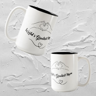Caneca De Café A maior mãe design do mundo que ganhou o mug