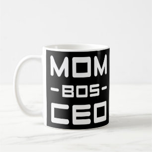 Caneca De Café A mamã engraçada do CEO do Bos da mamã cita ide