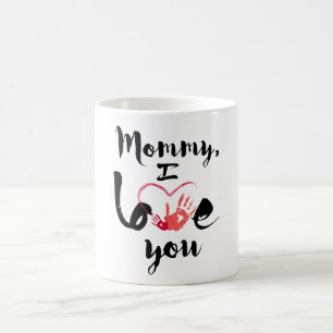 Caneca De Café A mamãe, agride eu te amo presentes do dia das