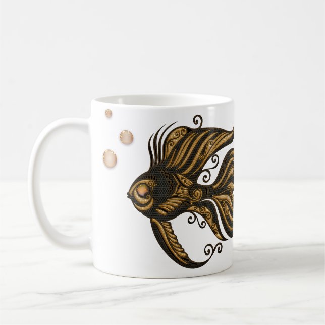 Caneca De Café A maravilha mecânica do peixe-galo-do-oceano. (Esquerda)