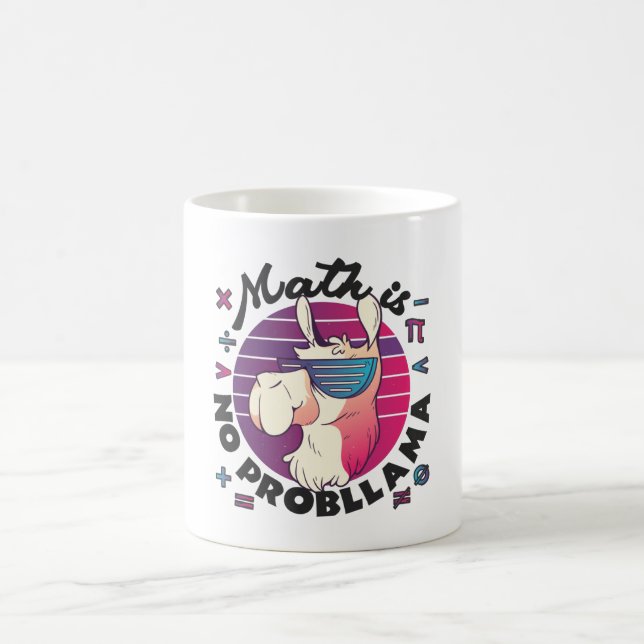 Caneca De Café A Matemática Não É ProbLlama (Centro)