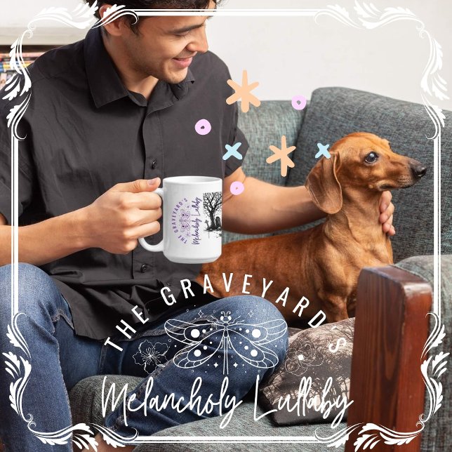 Caneca De Café A melancolia de Graveyard (The Graveyard's Melancholy Lullaby cover from The Beekeeper Store)