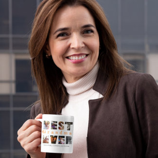 Caneca De Café A melhor avó alguma vez personalizada fotografia d
