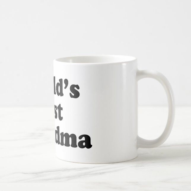 Caneca De Café A melhor avó do mundo (Direita)