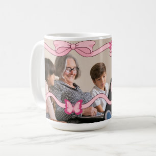 Caneca De Café A Melhor Avó Elegante, Netos Dusty Pink