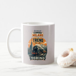 Caneca De Café A Melhor Coisa Sobre Milão É O Trem Para Turim