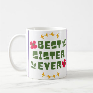 Caneca De Café A melhor definição de irmã do mundo roxa