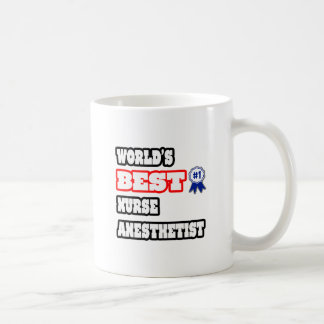 Caneca De Café A melhor enfermeira anestesista do mundo