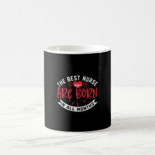 Caneca De Café A Melhor Enfermeira É O Nascer