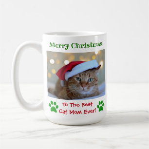 Caneca De Café A Melhor Gata De Natal Que A Mãe Já Pôs Foto