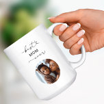 Caneca De Café A Melhor Mãe Alguma Vez Boho Script Fotografia Per<br><div class="desc">Mostre seu apreço pela melhor mãe de todos os tempos com esta linda e personalizada caneca de café com guião de bô. A caneca apresenta uma adorável design inspirada na boêmia com as palavras "Melhor Mãe Nunca" em um roteiro elegante, e pode ser personalizada com uma foto de sua escolha....</div>