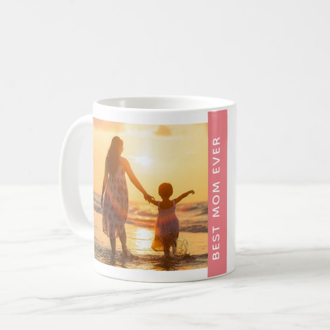 Caneca De Café A Melhor Mãe Certificada De Um Presente Foto De An (Frente Esquerda)