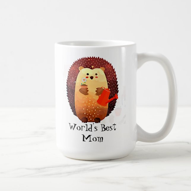 Caneca De Café A melhor mãe do mundo dos animais de pelúcia (Direita)