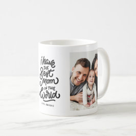 Caneca De Café A melhor mãe do mundo foto-colagem mug