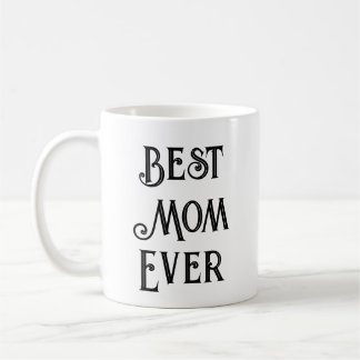 Caneca De Café A Melhor Mãe Já Fez Uma Mug Só De Texto - Nome Per