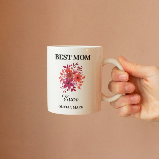 Caneca De Café A Melhor Mãe Já Personalizada Mug (Criador carregado)