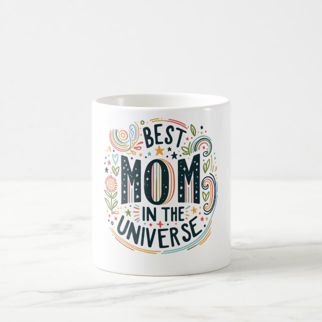 Caneca De Café A melhor mãe no Universe Mug (Centro)