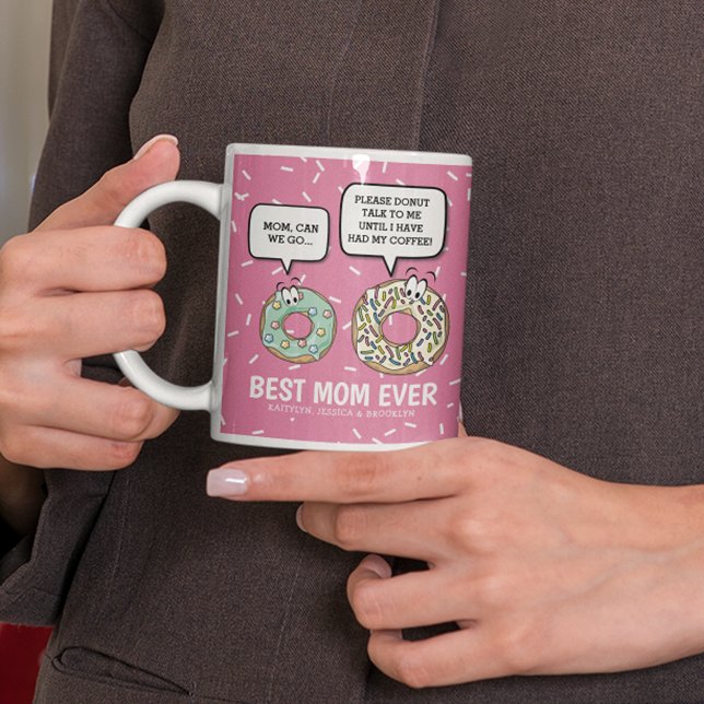 Caneca De Café A Melhor Mãe Que Nunca | Rosquinha Humor Café Mug (Criador carregado)