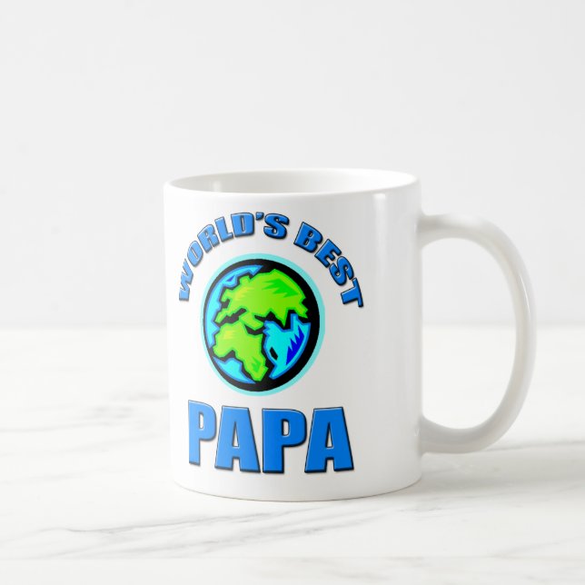 Caneca De Café A melhor papá do mundo (Direita)