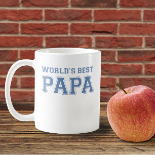Caneca De Café A melhor papá dos mundos