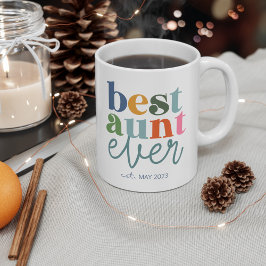 Caneca De Café A melhor tia do mundo