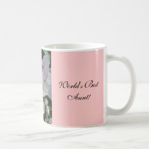 Caneca De Café A melhor tia do mundo! presentes do Natal da