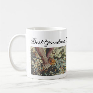 Caneca De Café A melhor vovó de colagem fotográfica que te amamos