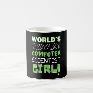 Caneca De Café A Menina de Cientista da Computação mais bonita 