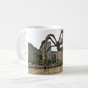 Caneca De Café "A menina e a aranha. "Fantasia