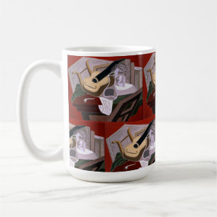 Caneca De Café A Mesa do Músico de Juan Gris