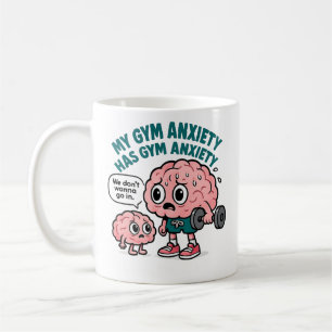 Caneca De Café A Minha Ansiedade No Gênio Tem Ansiedade No Gênio