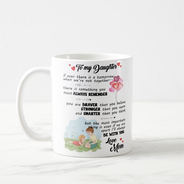 Caneca De Café À Minha Filha Da Mãe (Esquerda)