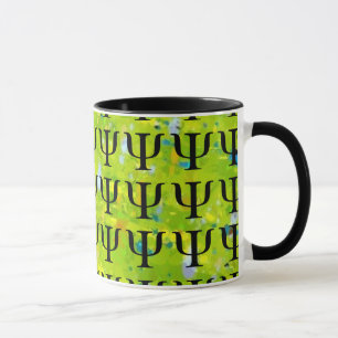 Caneca de café à moda moderna da psicologia