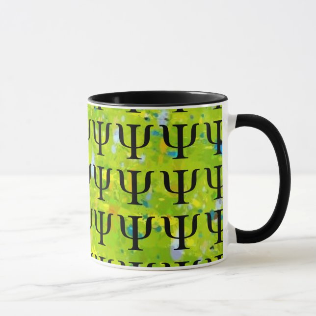 Caneca de café à moda moderna da psicologia (Direita)