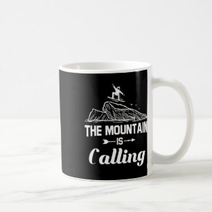 Caneca De Café A Montanha Chama-Se Snowboarder Snowboard Gift