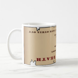 Caneca De Café A Muita Morte por Domínio de Muitas Coisas