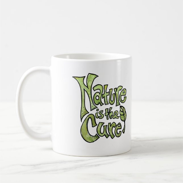 Caneca De Café A Natureza é a Cura (Esquerda)