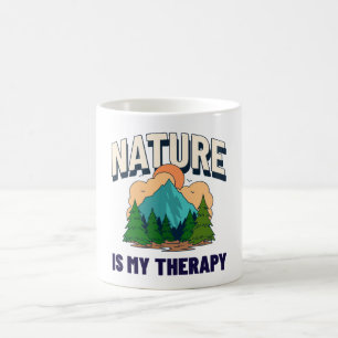 Caneca De Café A Natureza É A Minha Terapia