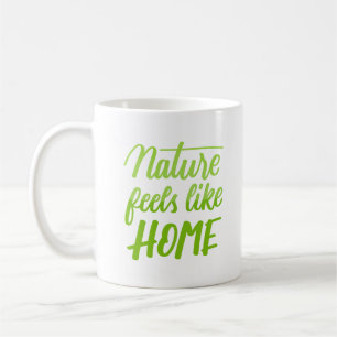Caneca De Café a natureza se parece com a casa