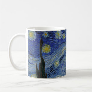 Caneca De Café A Noite Estrelada, pintura a óleo, Vincent Van Gog
