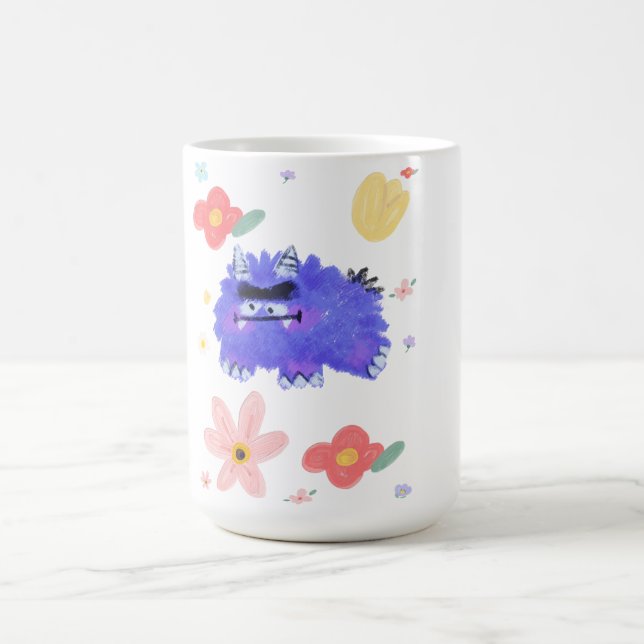 Caneca De Café A Not-So-Scary Monster in a Flower Patch Tote Bag (Centro)